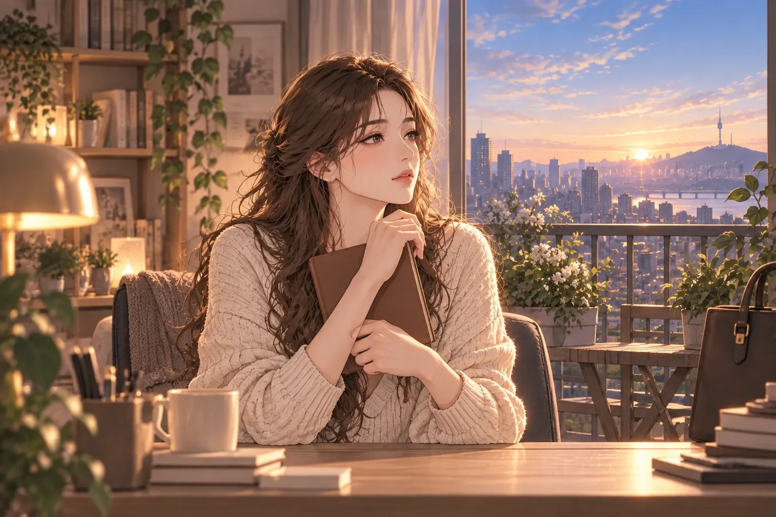 성취안정 검사 인트로 일러스트