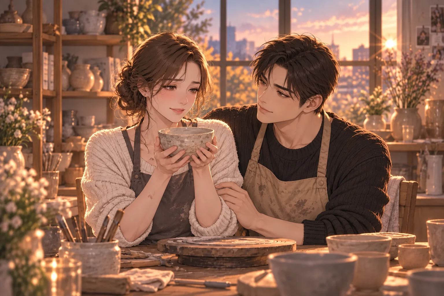 상대 인정자극 검사 인트로 일러스트